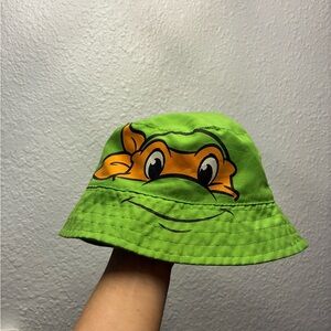 Mine Green Cartoon Character Kids Hat